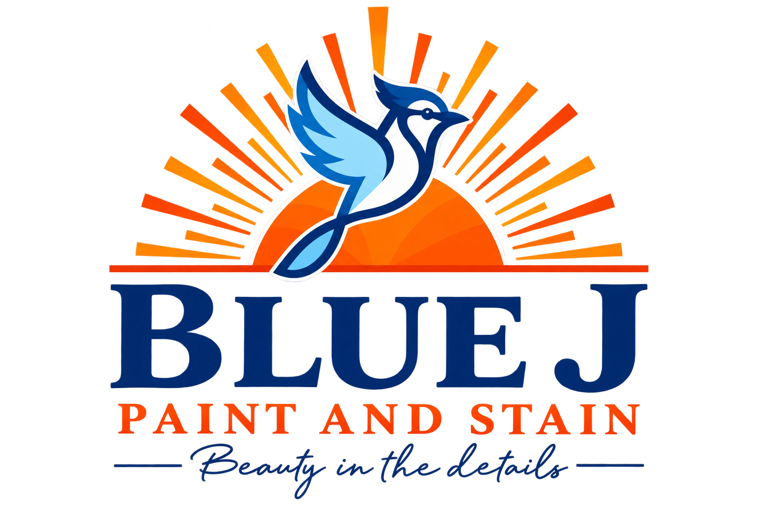 Blue J Paint & Stain logo